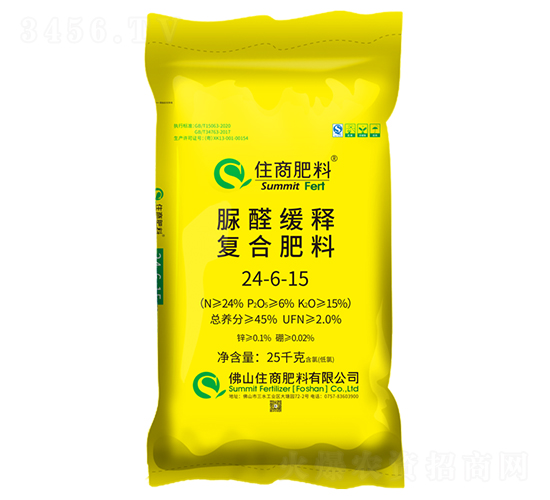 脲醛緩釋復(fù)合肥料24-6-15-住商肥料