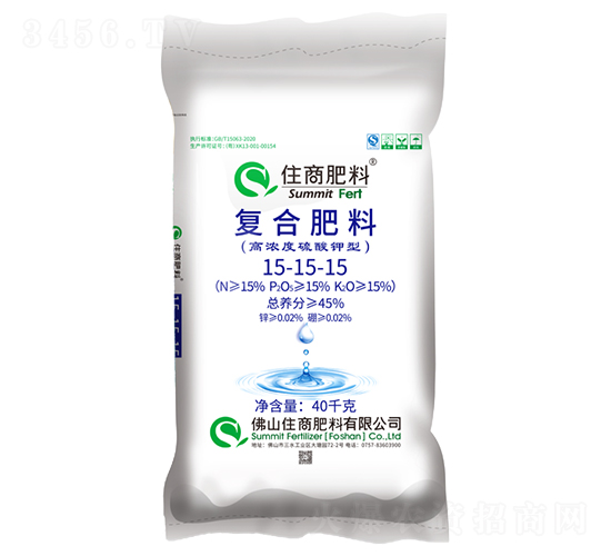 脲醛緩釋復合肥料15-15-15-住商肥料