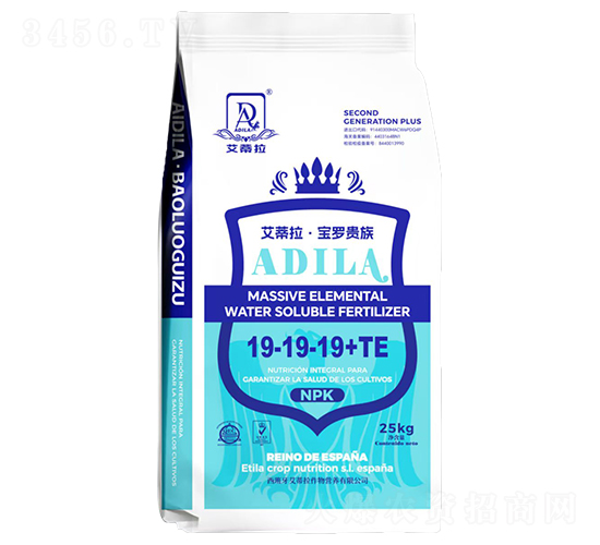 大量元素水溶肥料19-19-19+TE-艾蒂拉·寶羅貴族