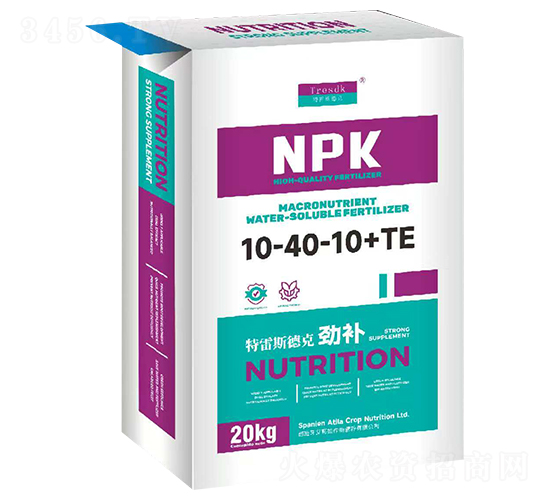 大量元素水溶肥料10-40-10+TE-特雷斯德克勁補