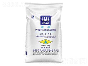大量元素水溶肥12-5-40-苗苒