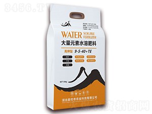 高鉀型大量元素水溶肥9-5-40+TE-黃粱夢-田歸農