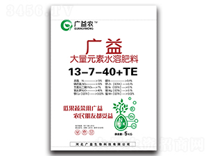 大量元素水溶肥料13-7-40+TE-廣益農-廣益生物