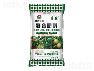 八角、堅果、油茶適用復(fù)合肥料10-8-12-益林-林大化肥