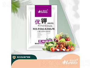 大量元素水溶肥12-6-40+TE-優鉀-華爾沃