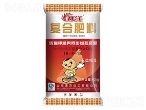 硫酸鉀營養同步緩控釋肥16-8-18-賽洋-施可豐