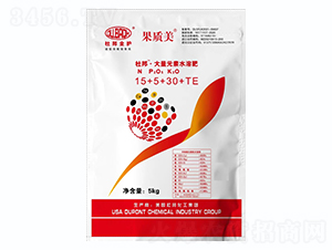 大量元素水溶肥料15+5+30+TE-果質美-美博生物