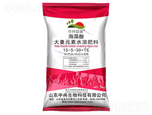æµ·è—»é…¸å¤§é‡å…ƒç´ æ°´æº¶è‚¥æ–™15-5-30+TE-ä¸­å†‰ç”Ÿç‰©
