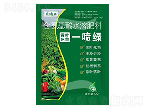 含氨基酸水溶肥料-黃葉死苗一噴綠-愛德農