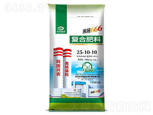金品666復合肥料25-10-10-中農晟鴻-中農美盛