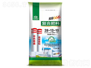 金品666復合肥料28-13-10-中農晟鴻-中農美盛