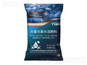 大量元素水溶肥料12-6-38+1MgO+ME-優姆諾-天地綠