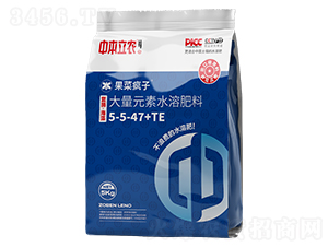 復酶大量元素水溶肥料5-5-47+TE-果菜瘋子-中本立農