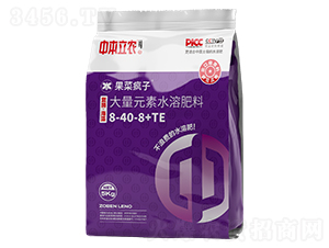 復酶大量元素水溶肥料8-40-8+TE-果菜瘋子-中本立農