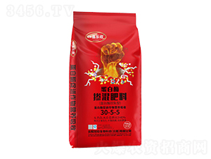 蛋白酶摻混肥料30-5-5-紅太陽