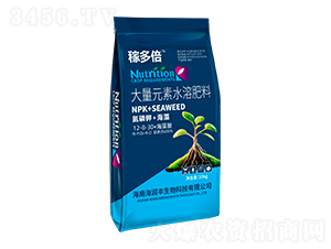 大量元素水溶肥料12-8-30+海藻酸-稼多倍-海潤豐