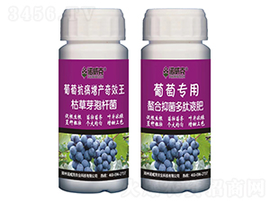 葡萄抗病增產奇效王+螯合抑菌多肽液肥-諾威克