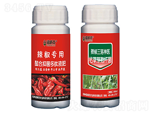 辣椒專用螯合抑菌多肽液肥+辣椒三落神醫-諾威克