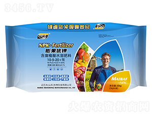 含腐植酸水溶肥料10-5-20+TE-膨果優鉀-邁巴夫