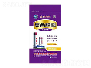 硫酸鉀型復合肥料25-13-7-鑫洞庭湖肥業