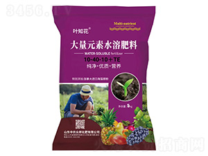 大量元素水溶肥料10-40-10+TE-葉知花-中農眾邦